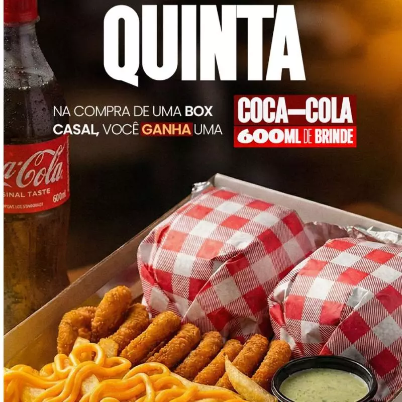 BOX CASAL + REFRI 600ML