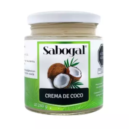 CREMA DE COCO SABOGAL 280 GR