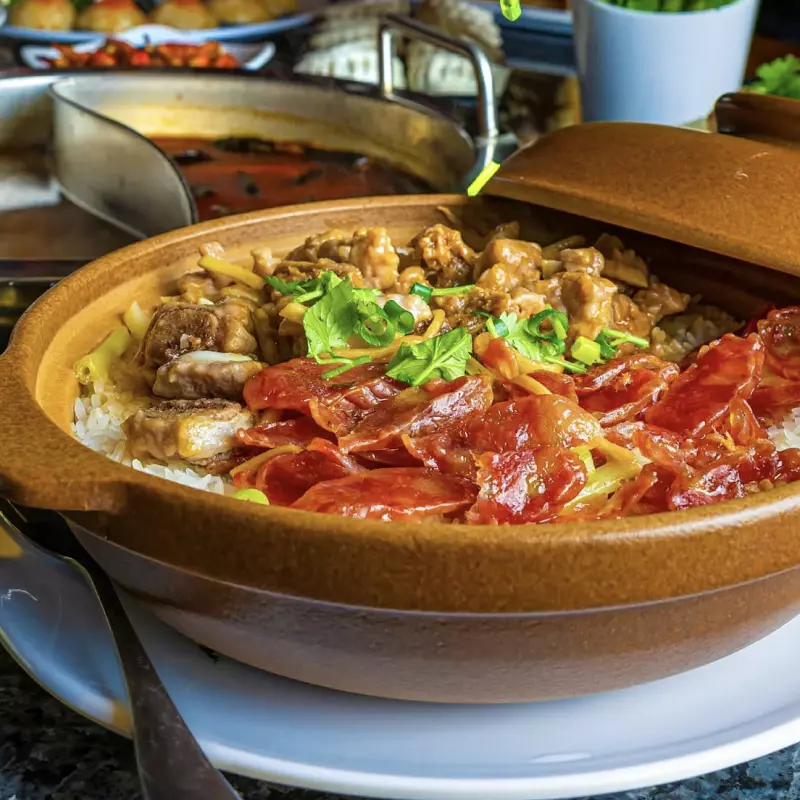 ARROZ CACEROLA GRANDE 2 PROTEI 双拼煲仔饭