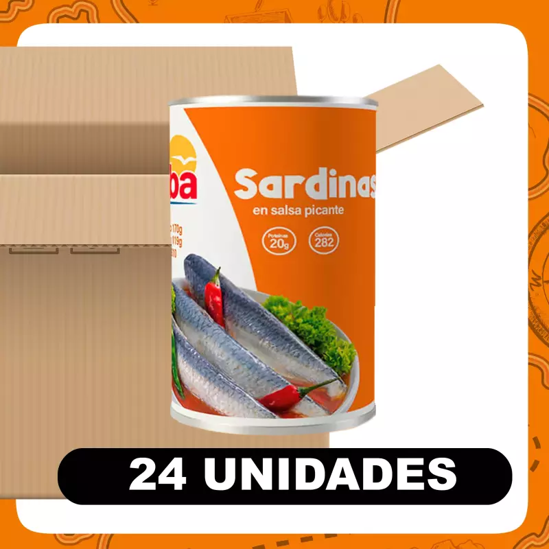 Bulto Eveba Sardina Picante 170g