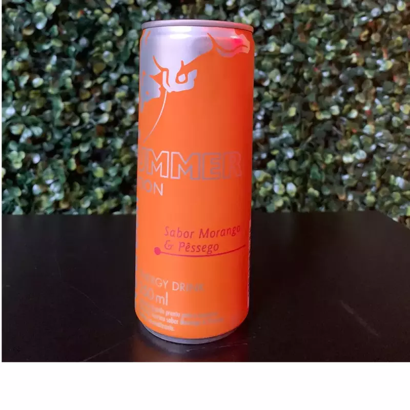 Red Bull Pêssego e Morango 250ml ⚡