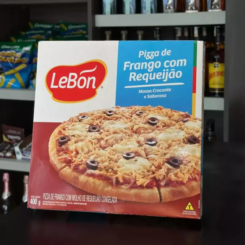 LeBon- Pizza frango com Requeijão