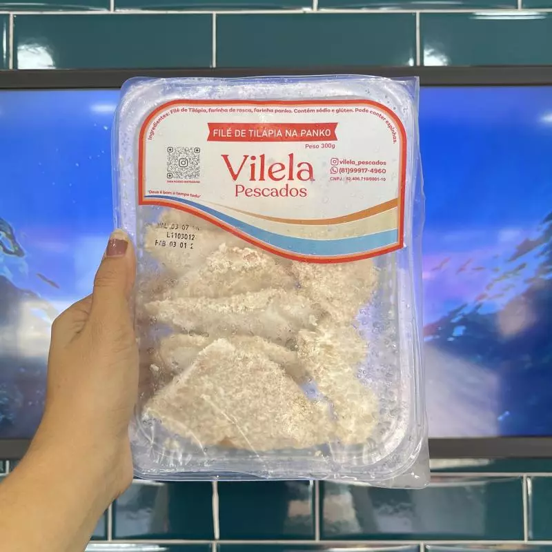 Filé de Tilápia na Panko