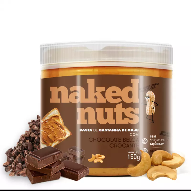 CAST. DE CAJU COM CHOCOLATE BELGA CROC (450G)