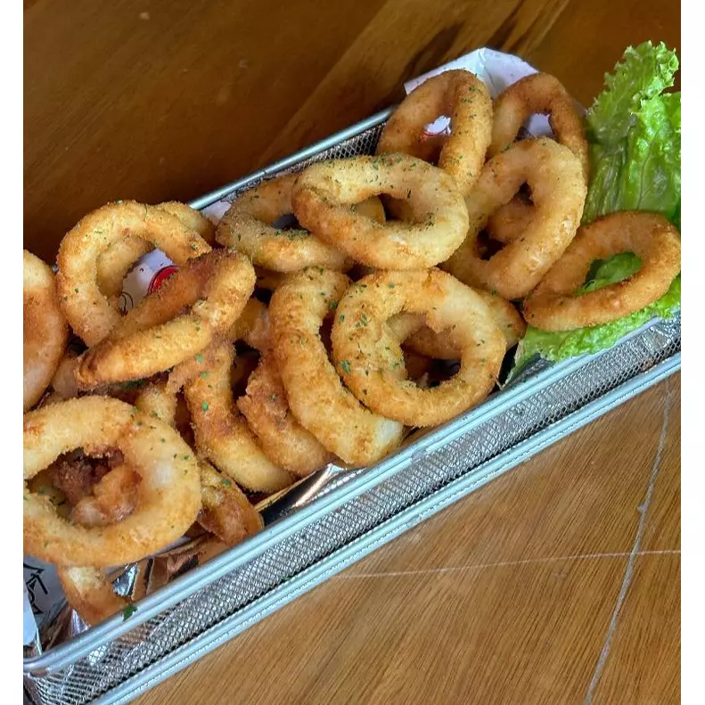 ANEIS DE CEBOLA EMPANADOS