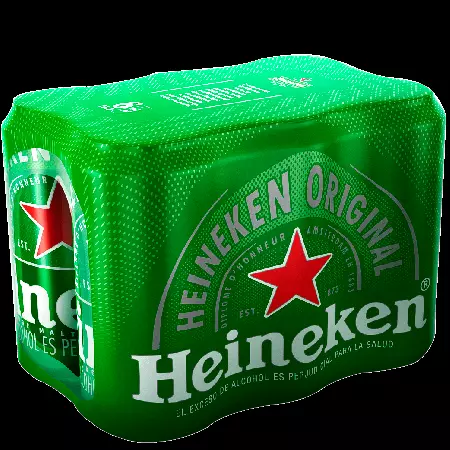 SIX PACK CERVEZA HEINEKEN LATA X 269
