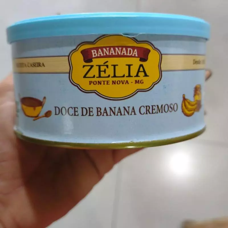 DOCE DE BANANA CREMOSO ZELIA ZERO