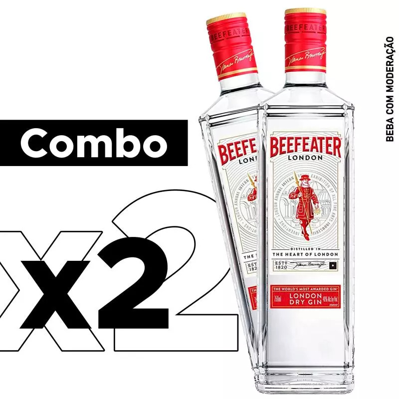 Combo x2 Gin Beefeater London 750ml