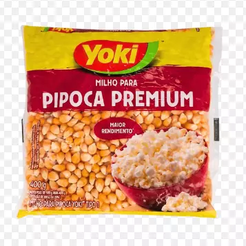 Milho de Pipoca Yoki 400gramas