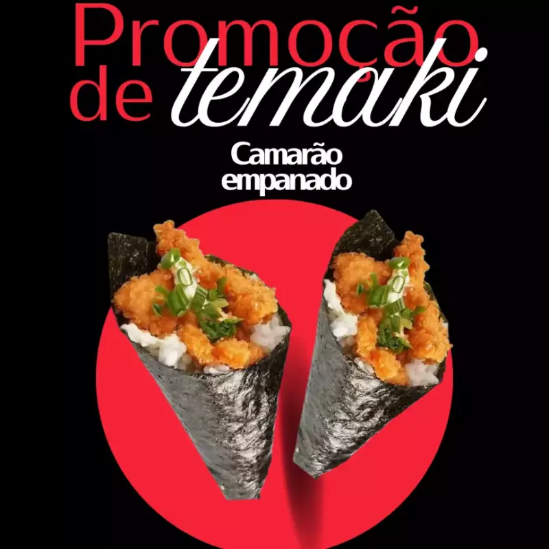 2 TEMAKIS DE CAMARÃO EMPANADO