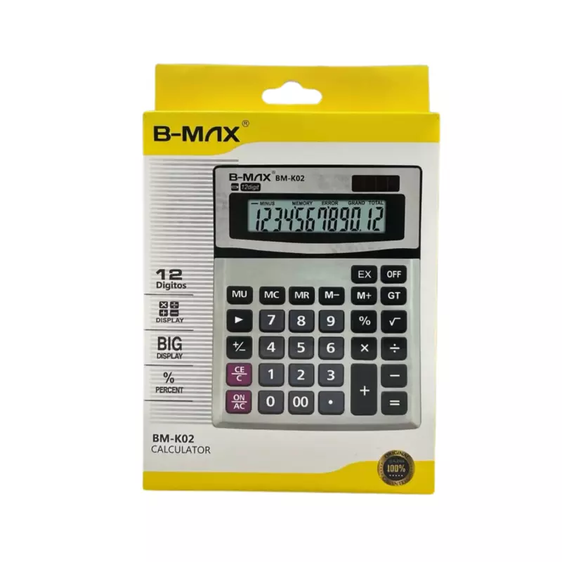 CALCULADORA 12 DIGITOS B-MAX BM-K02