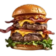 Hamburguesa Doble de la casa