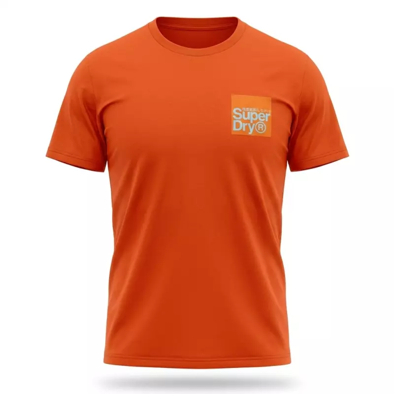 Camiseta Superdry Naranja Deportiva