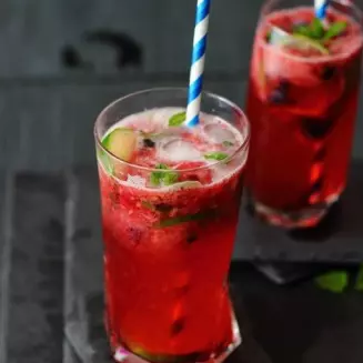 Caipirinha Do Chef de frutos vermelh