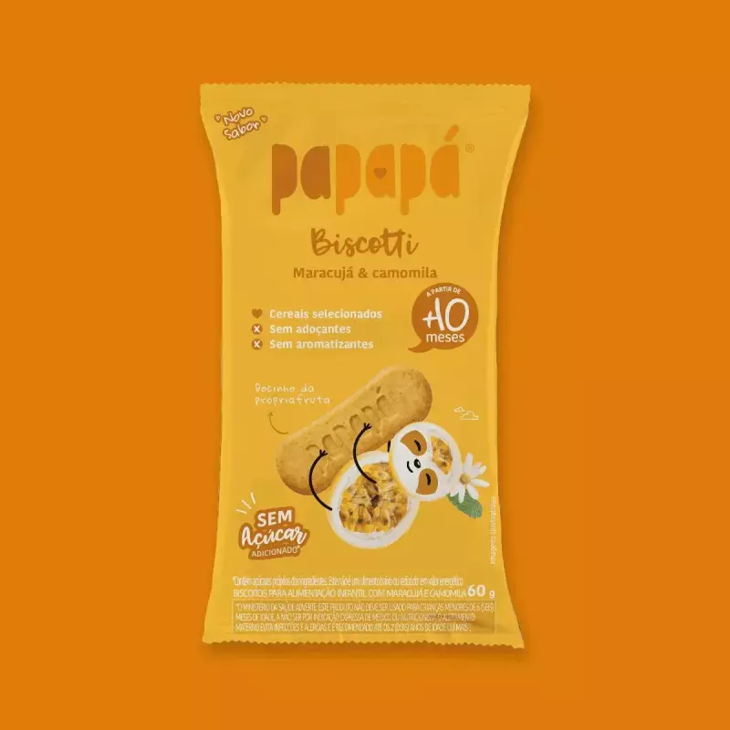 Bolacha Maracujá +10m Papapá