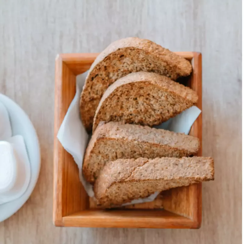 Porción de tostadas