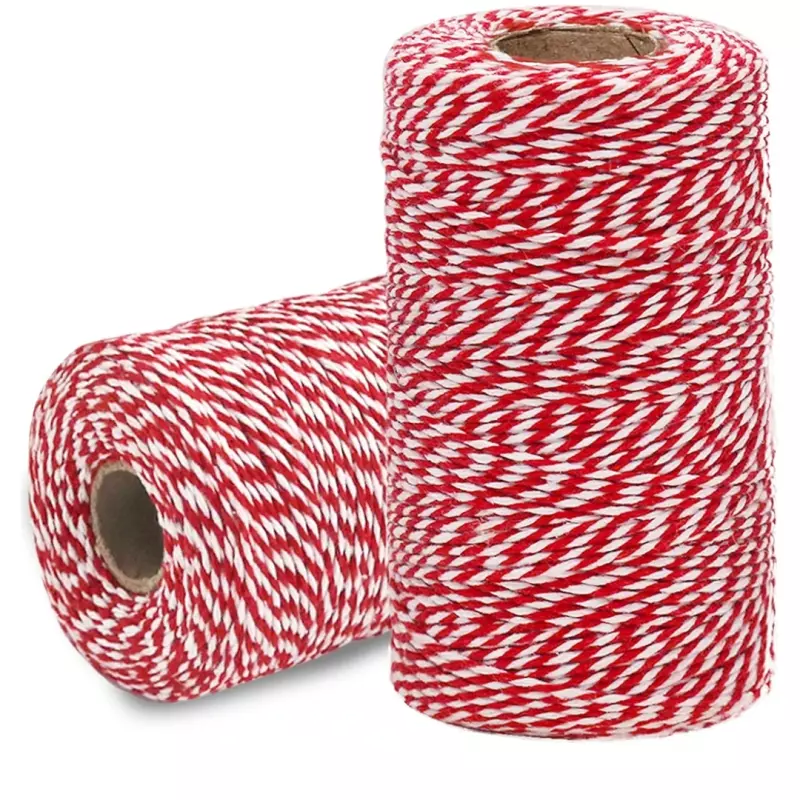 Yute blanco con rojo