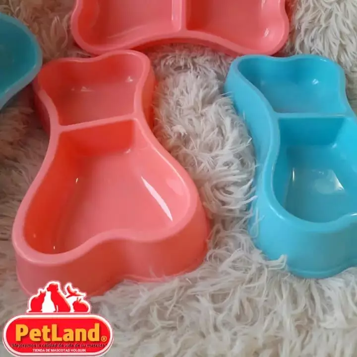 Comederos dobles pequeños