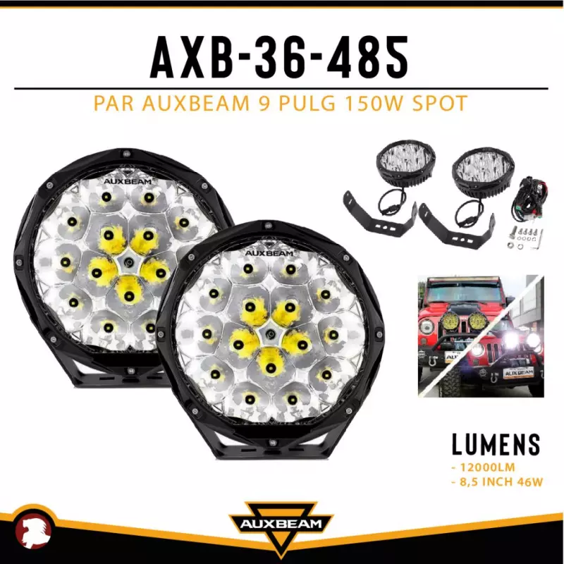 PAR AUXB REDONDO 9 PULG 150W SPOT