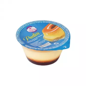 PUDIM CREMOSO COM CALDA CREMOSA