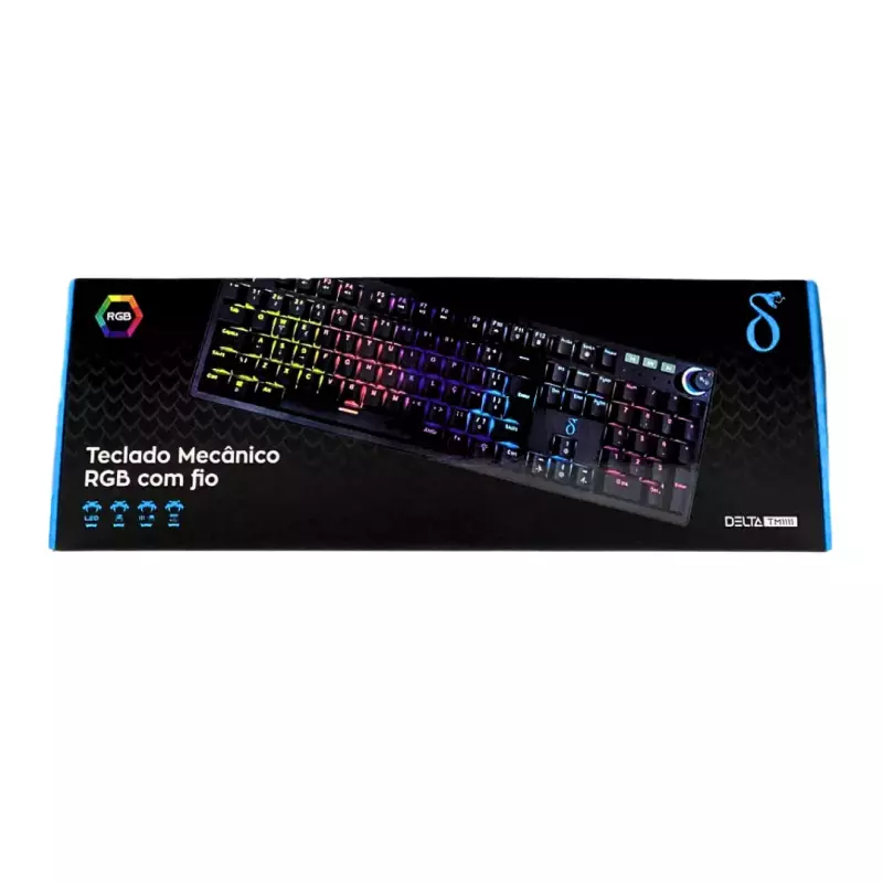TECLADO MECANICO RGB DELTA-TM1111