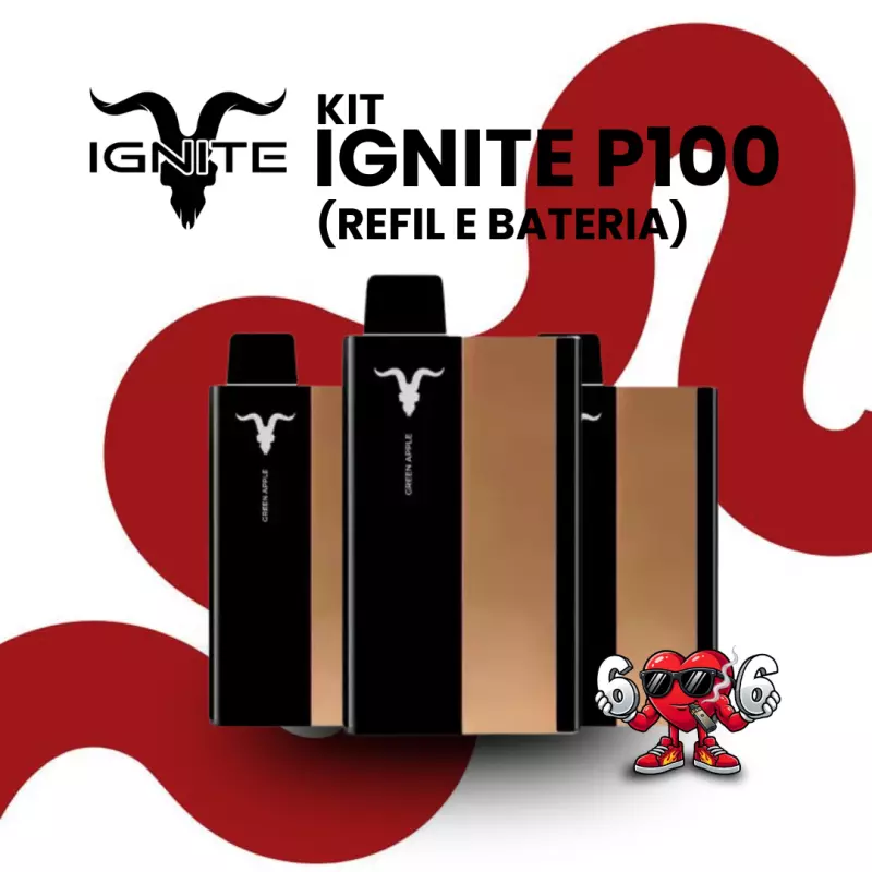 KIT P100 (BATERIA E REFIL)