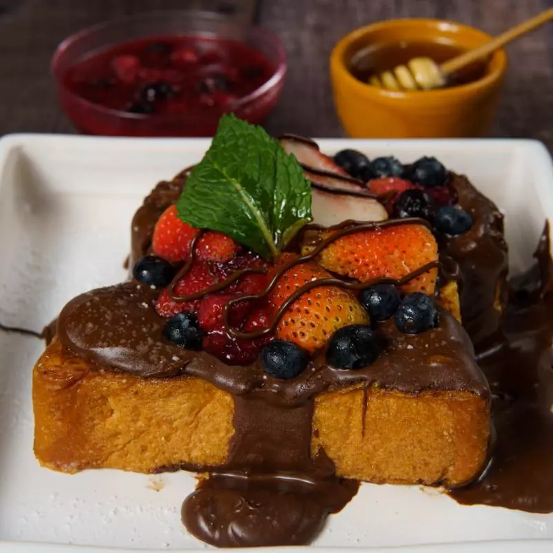 Tostada Explosión de Chocolate**