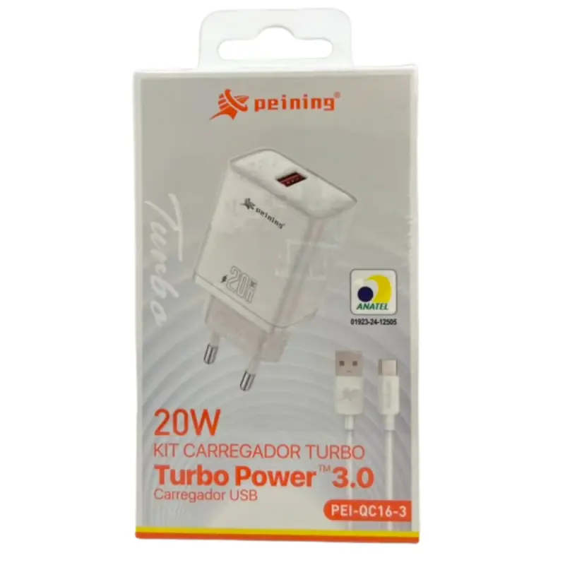 CARREGADOR PEINING TC PEI-QC16-3