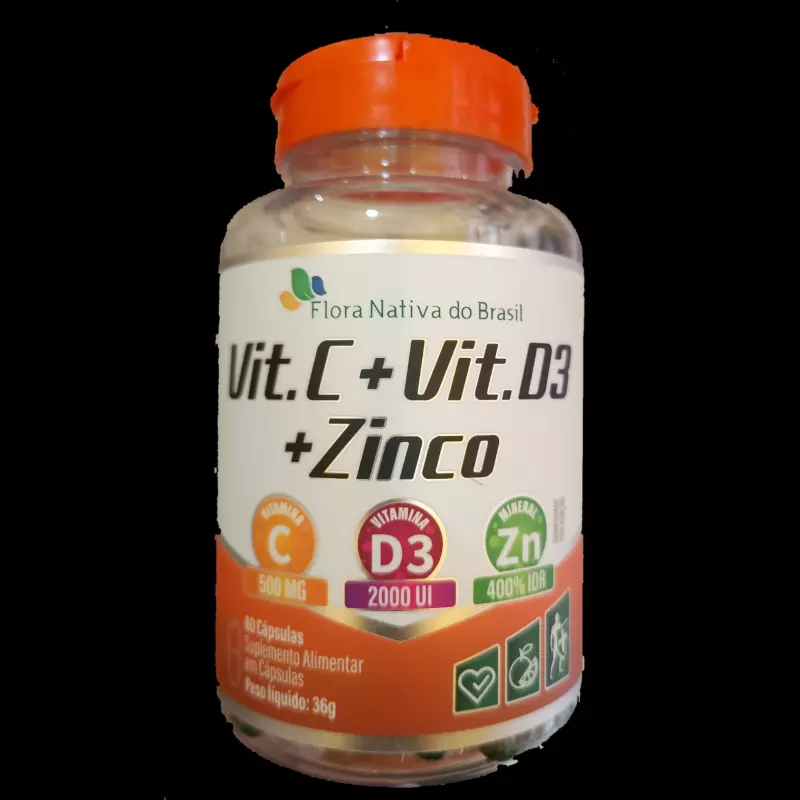 Vitamina C + Vitamina D3 + Zinco