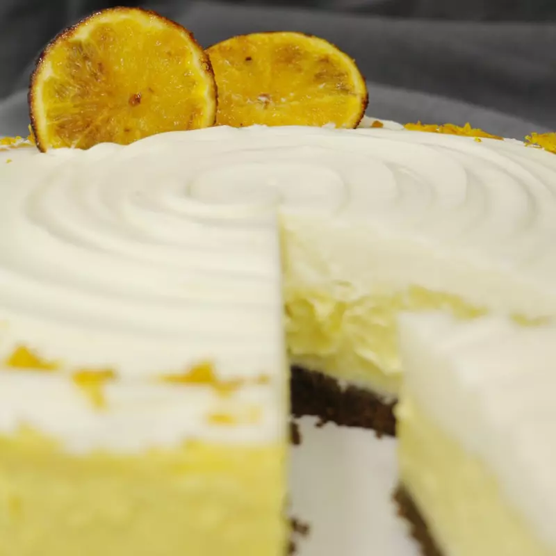 CHEESECAKE DE CHOCOLATE BLANCO