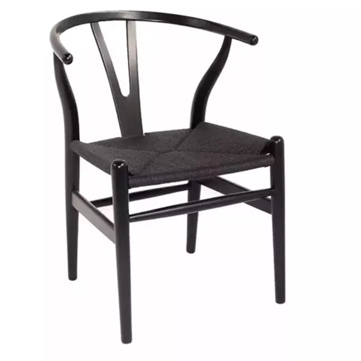 Silla Wishbone madera maciza