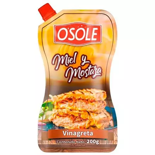 Vinagreta miel y mostaza Osole 200gr