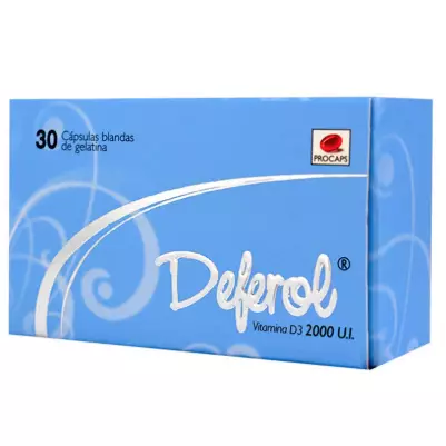 DEFEROL 2000 Ui Vitamina D3 X 30 CAP