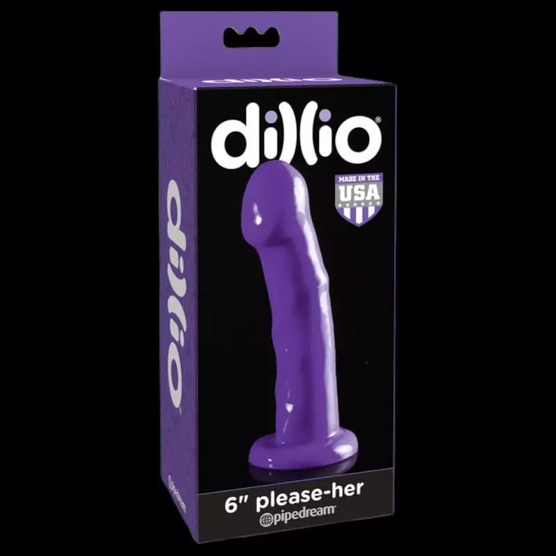 DILDO DILLIO 6″ MORADO
