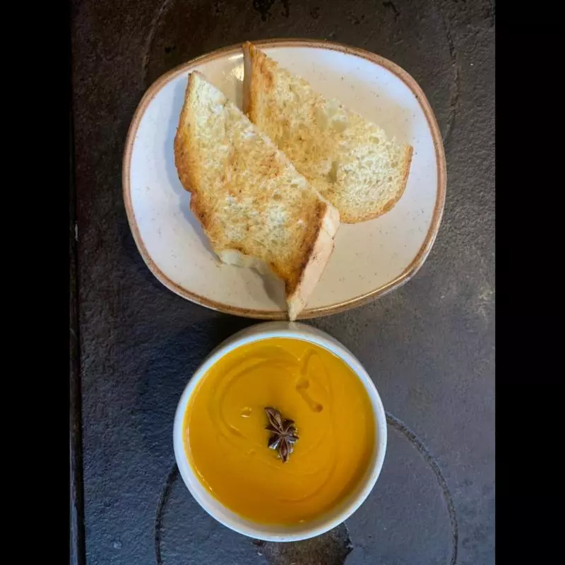 Creamy Baked Pumpkin Soup