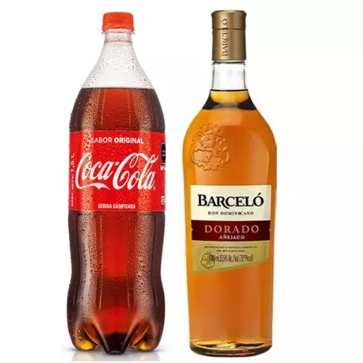 Barcelo Dorado Añejado+Coca Cola 1.5