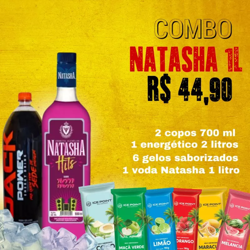 Combo - Vodka Natasha 1L