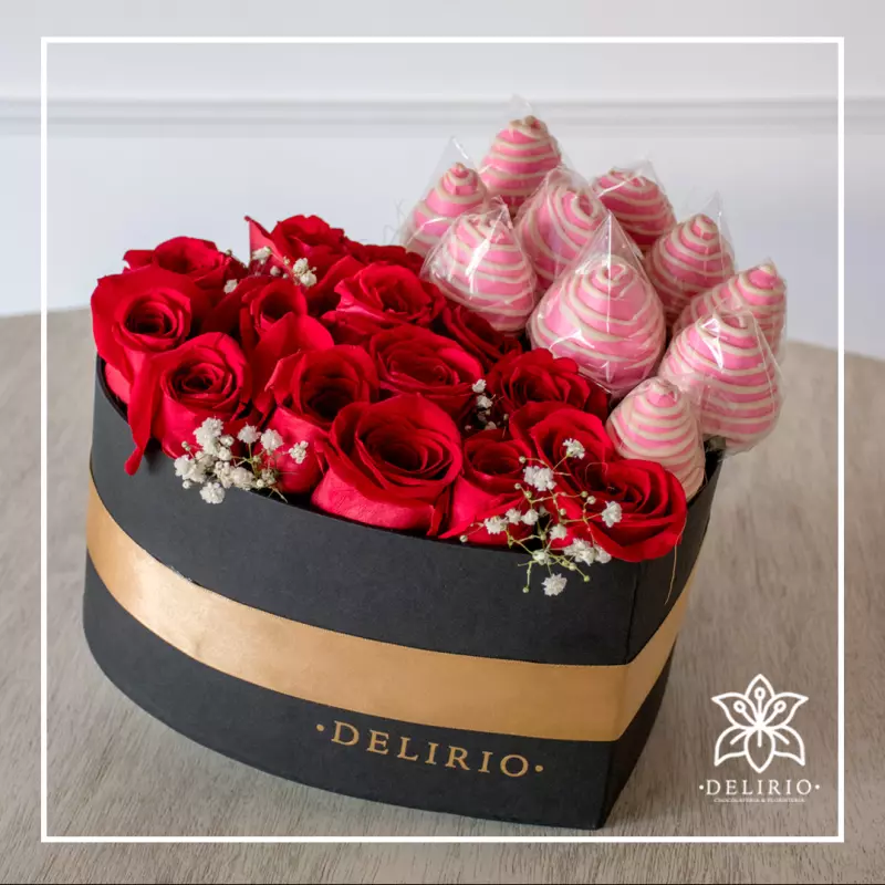 CORAZÓN ROJO - FUCSIA