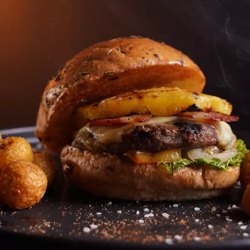 HAMBURGUESA TROPICAL