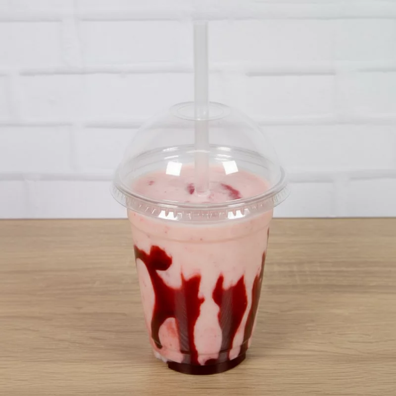 Vaso PET tapa Domo 12 oz