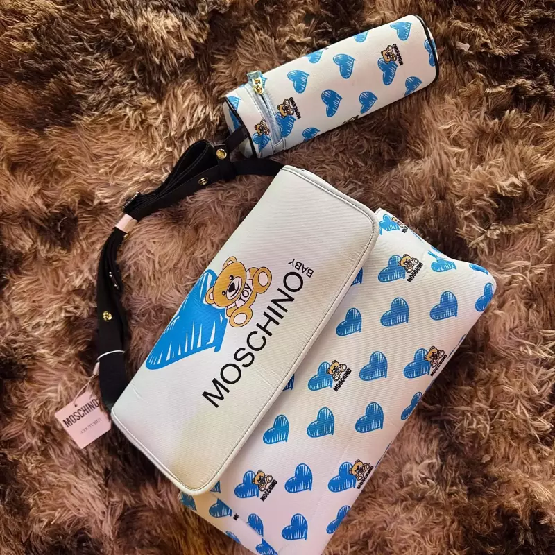 PAÑALERA MOSCHINO BLUE