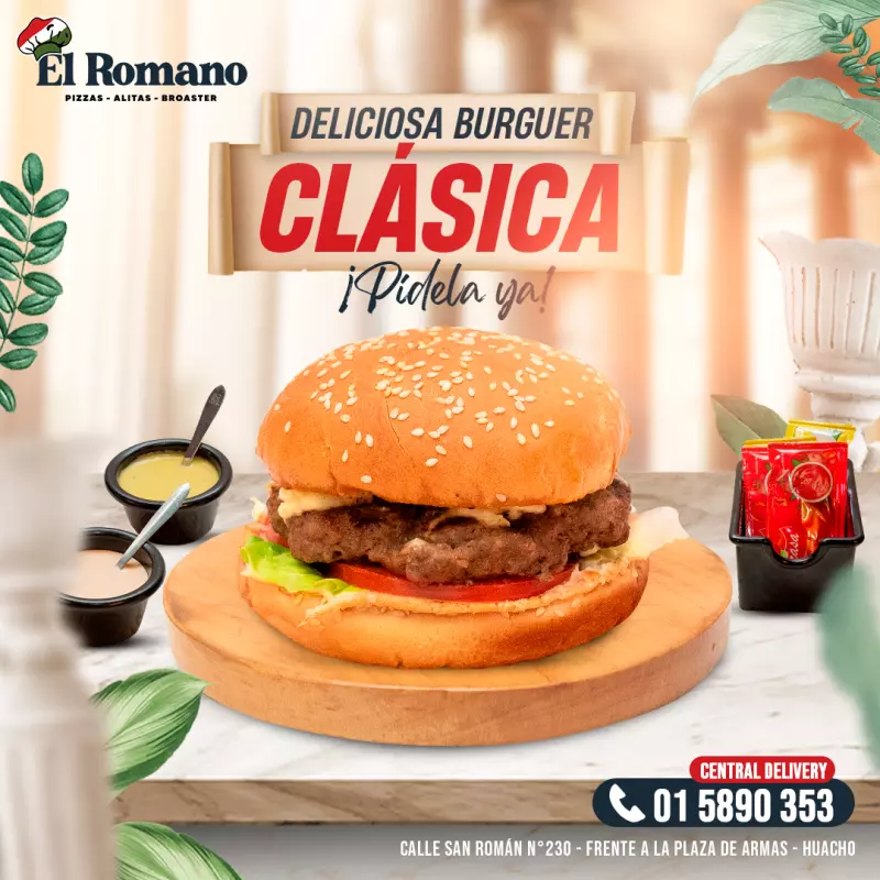 Hamburguesa Clásica
