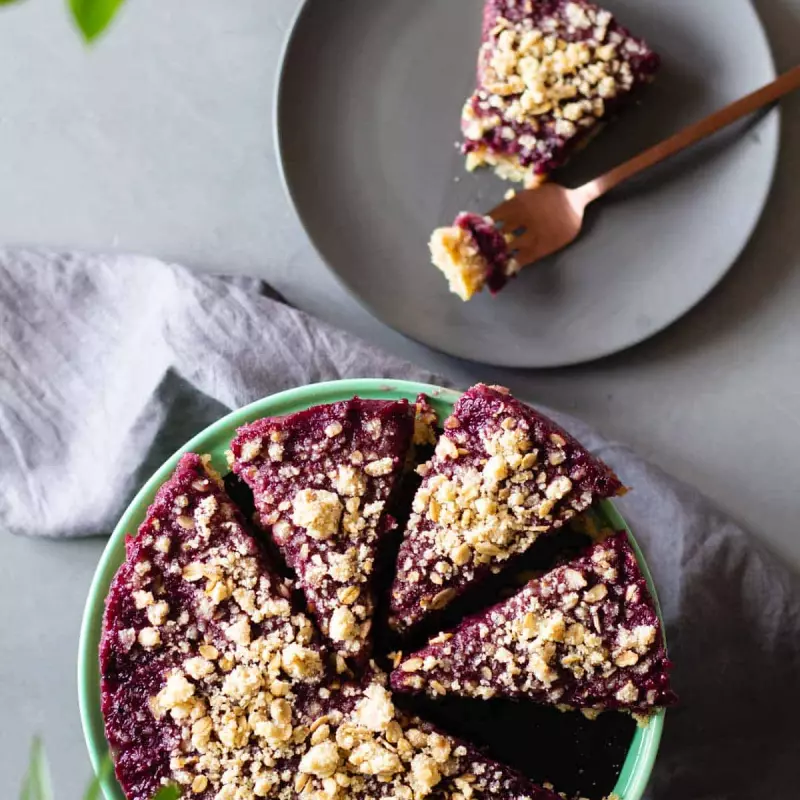 Pastel boronoso de berries
