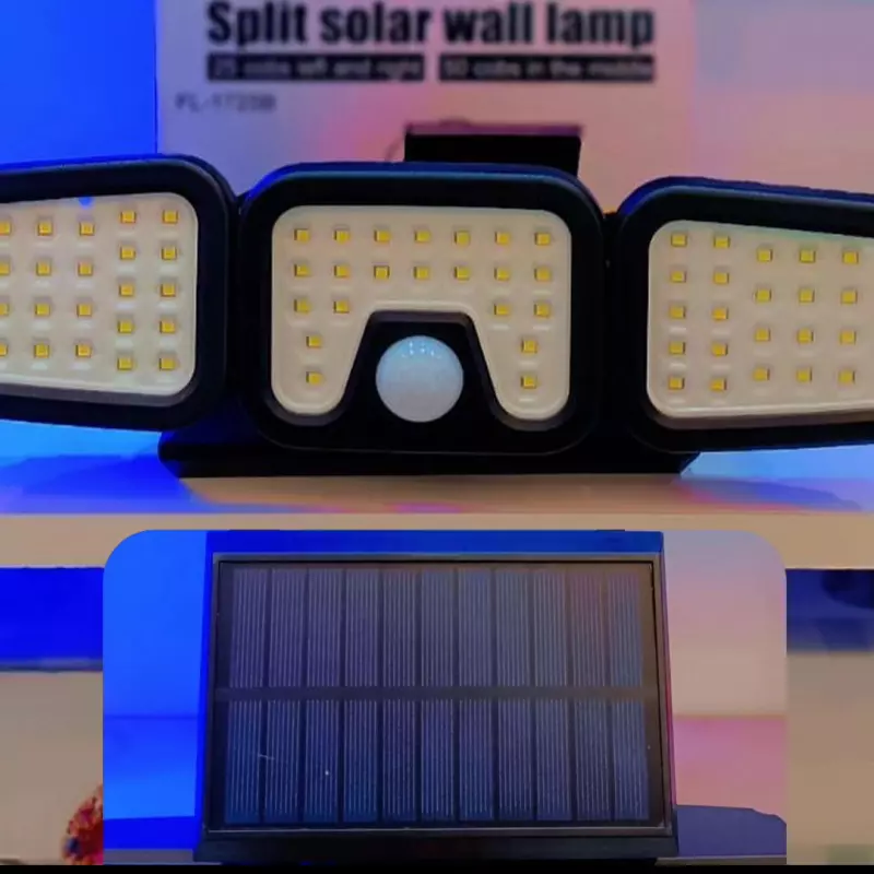 Lámpara solar. 3 pantallas