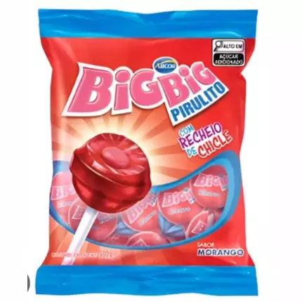 Pirulito Big Big morango