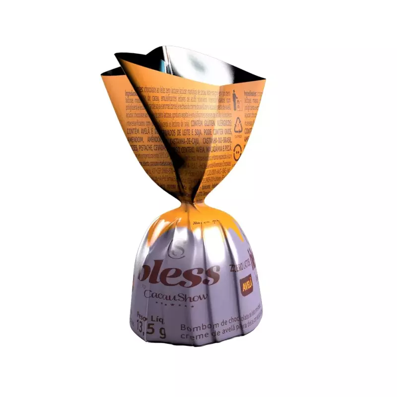 Bombom Bless Zero Lactose Avelã 13,5