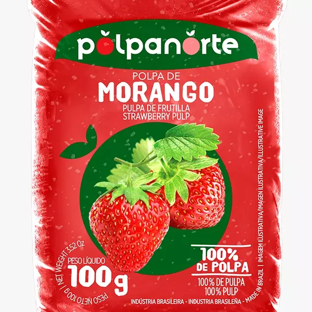 Polpa de Morango Polpanorte 100g