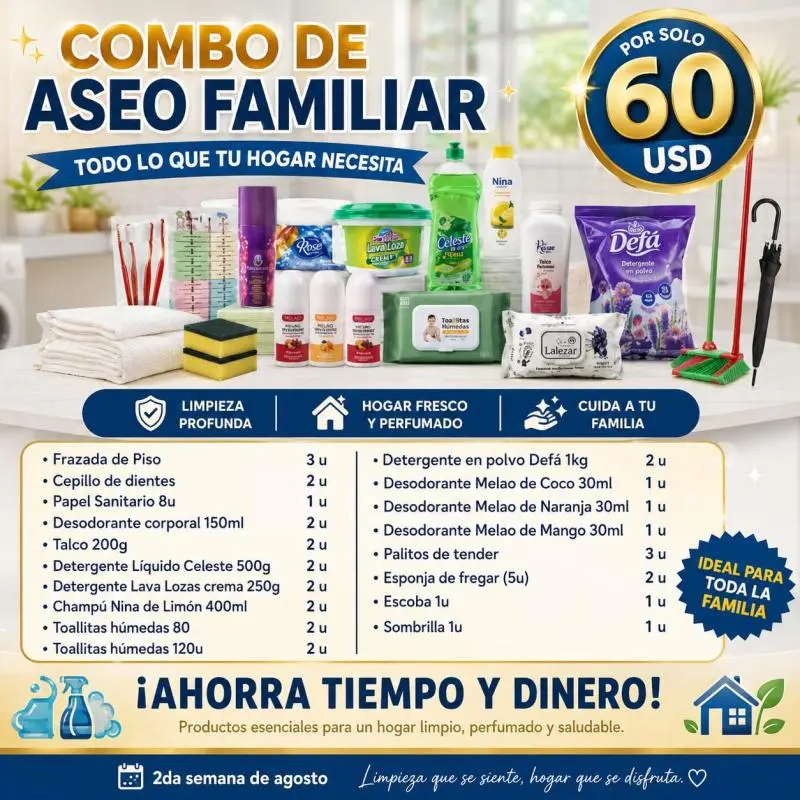 Combo de Aseo Familiar