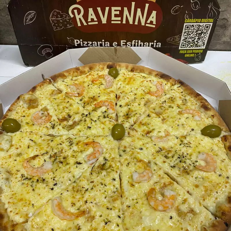 PIZZA PRAIANA (* camarão)