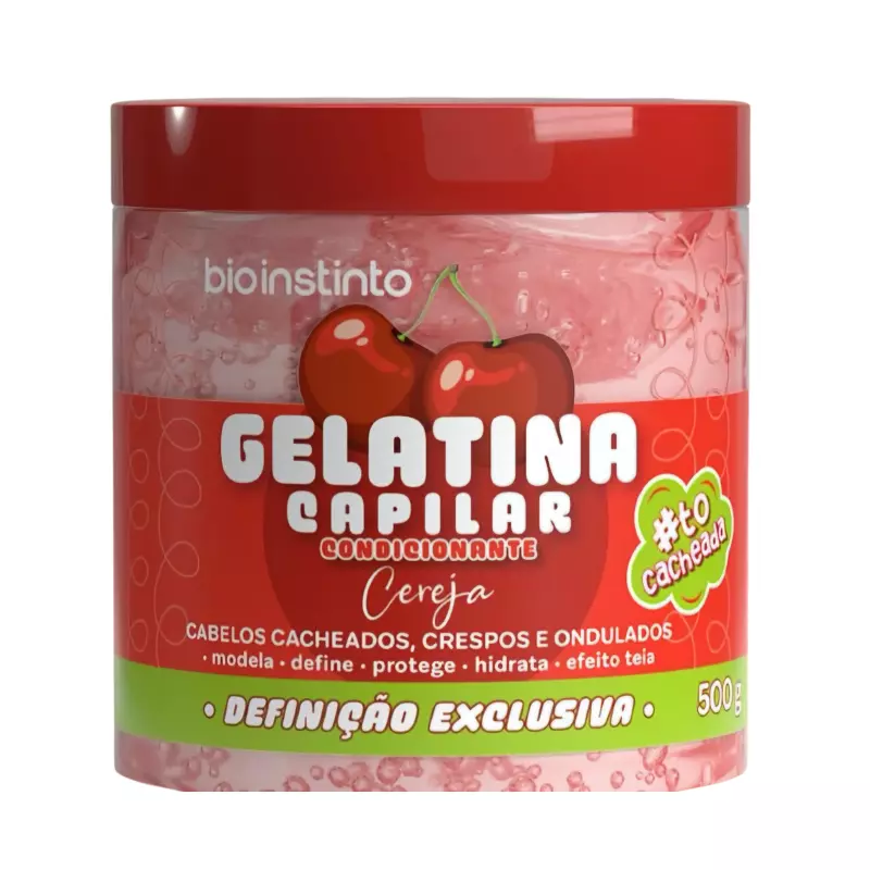 Gelatina cereja bio instinto